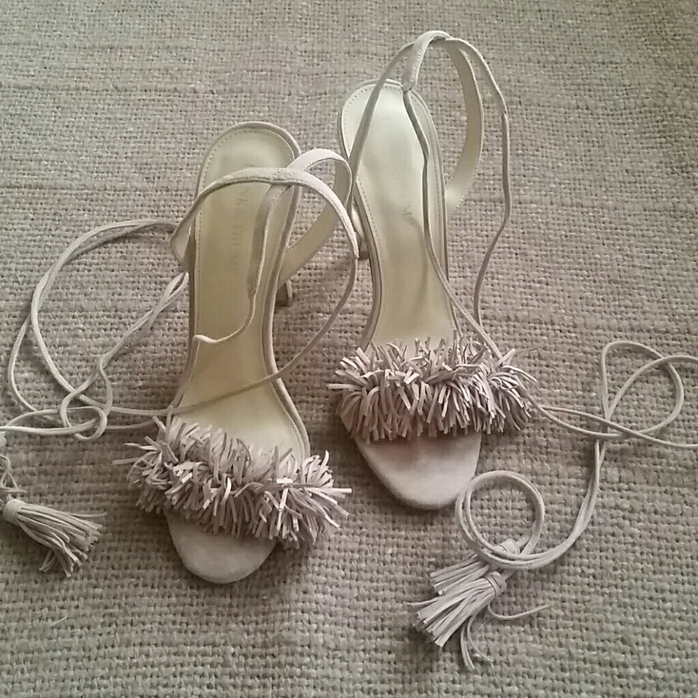 Ivanka Trump   lace up sandals
